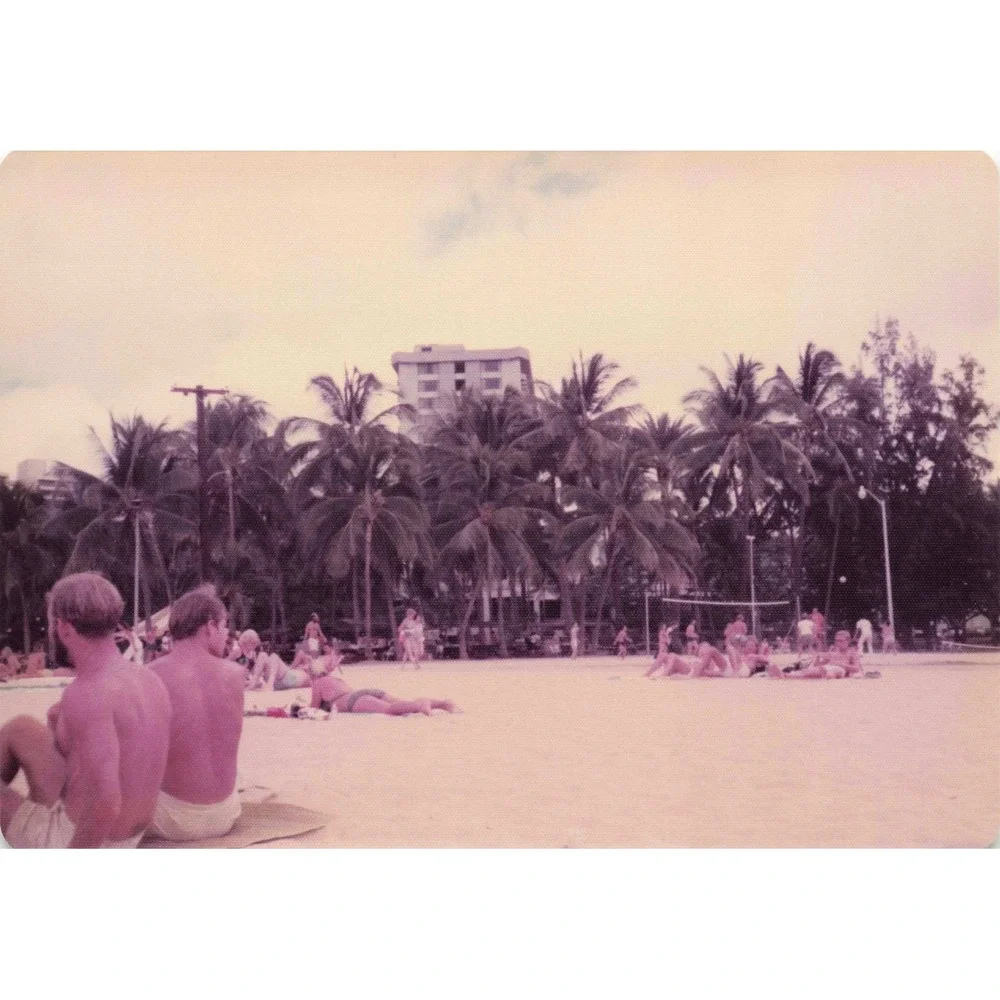 Vintage 1970s Waikiki Beach Hawaii Diamond Head Oahu Photo Lot of 11 - Picture 2 of 11